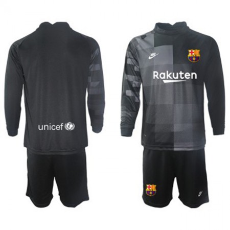 Divisa di Calcio Barcellona Portiere Bambino Trasferta 2021/2022 Manica Lunga